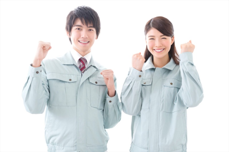 作業服の男性